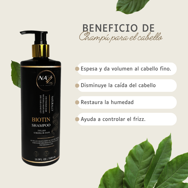 Dark Slate Gray Biotin Shampoo for Thicker Hair