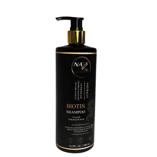 Black Biotin Shampoo for Thicker Hair