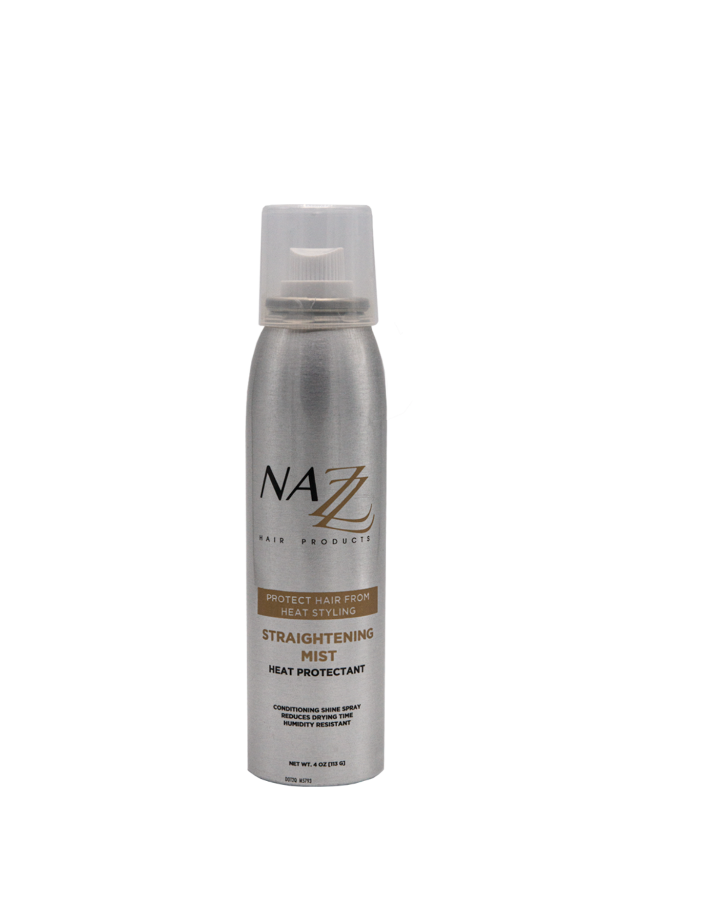 Dark Gray Heat Protectant Straightening Mist